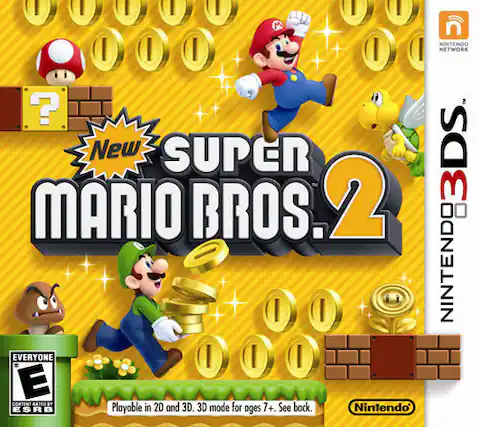 Front. Nintendo - New Super Mario Bros. 2. - E (Everyone)