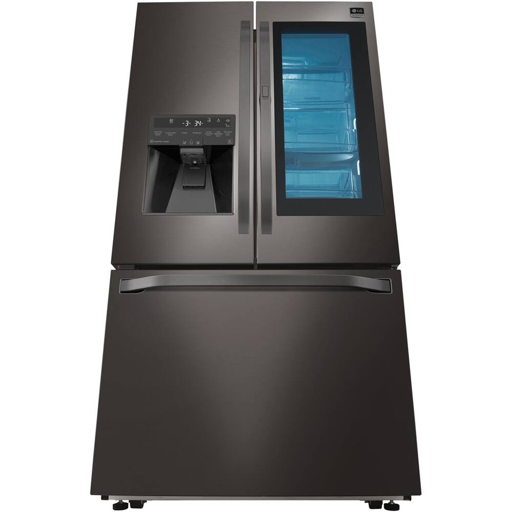 Best Buy LG STUDIO 23.5 Cu. Ft. French InstaView DoorinDoor Counter