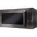 Left. LG - STUDIO 1.7 Cu. Ft. Convection Over-the-Range Microwave with Sensor Cooking - PrintProof Black Stainless Steel.