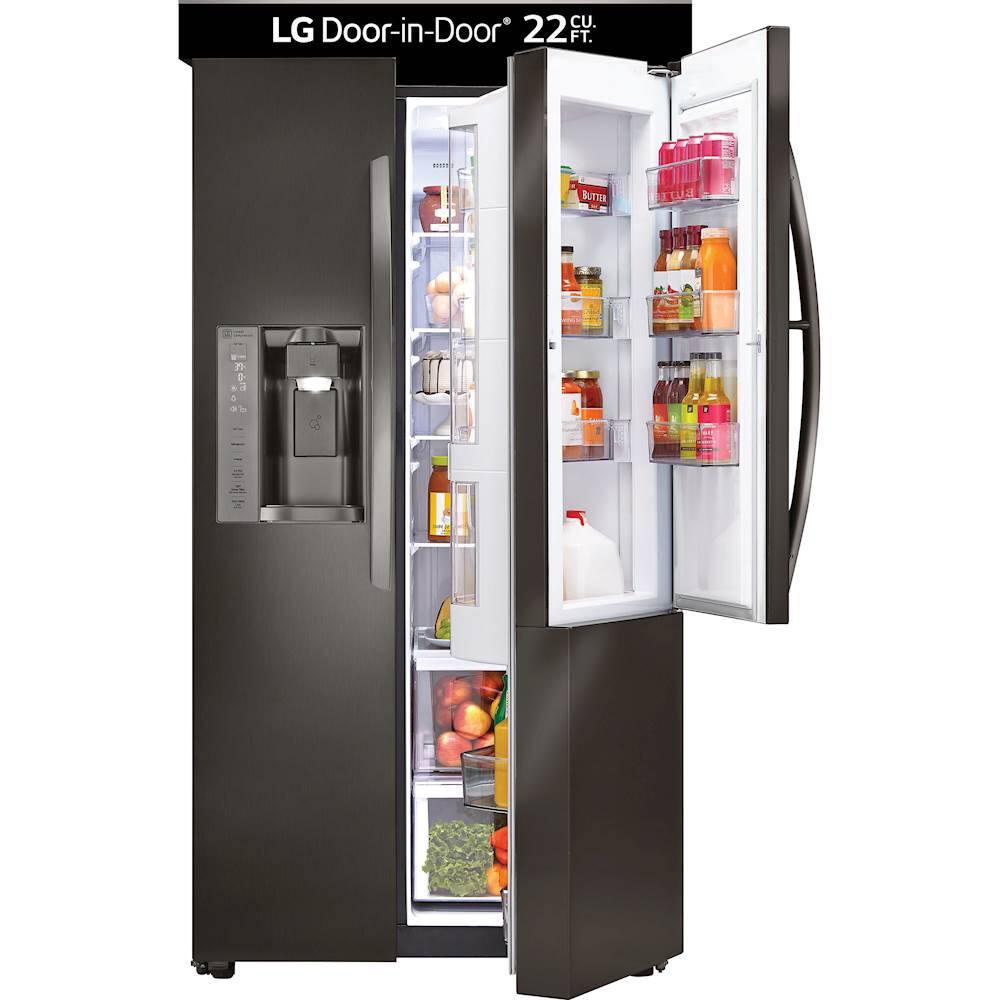Best Buy LG DoorinDoor 21.7 Cu. Ft. SidebySide Counter Depth
