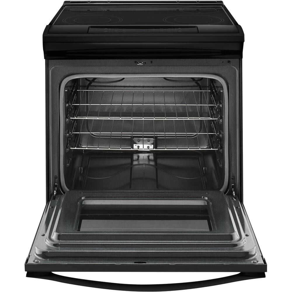 Alt View 12. Whirlpool - 4.8 Cu. Ft. Self-Cleaning Slide-In Electric Range - Black.