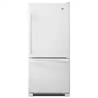 Amana - 18 Cu. Ft. Bottom-Freezer Refrigerator with EasyFreezer Pull-Out Drawer - Stainless Steel - Front_Zoom