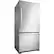 Left. Amana - 18 Cu. Ft. Bottom-Freezer Refrigerator with EasyFreezer Pull-Out Drawer - Stainless Steel.