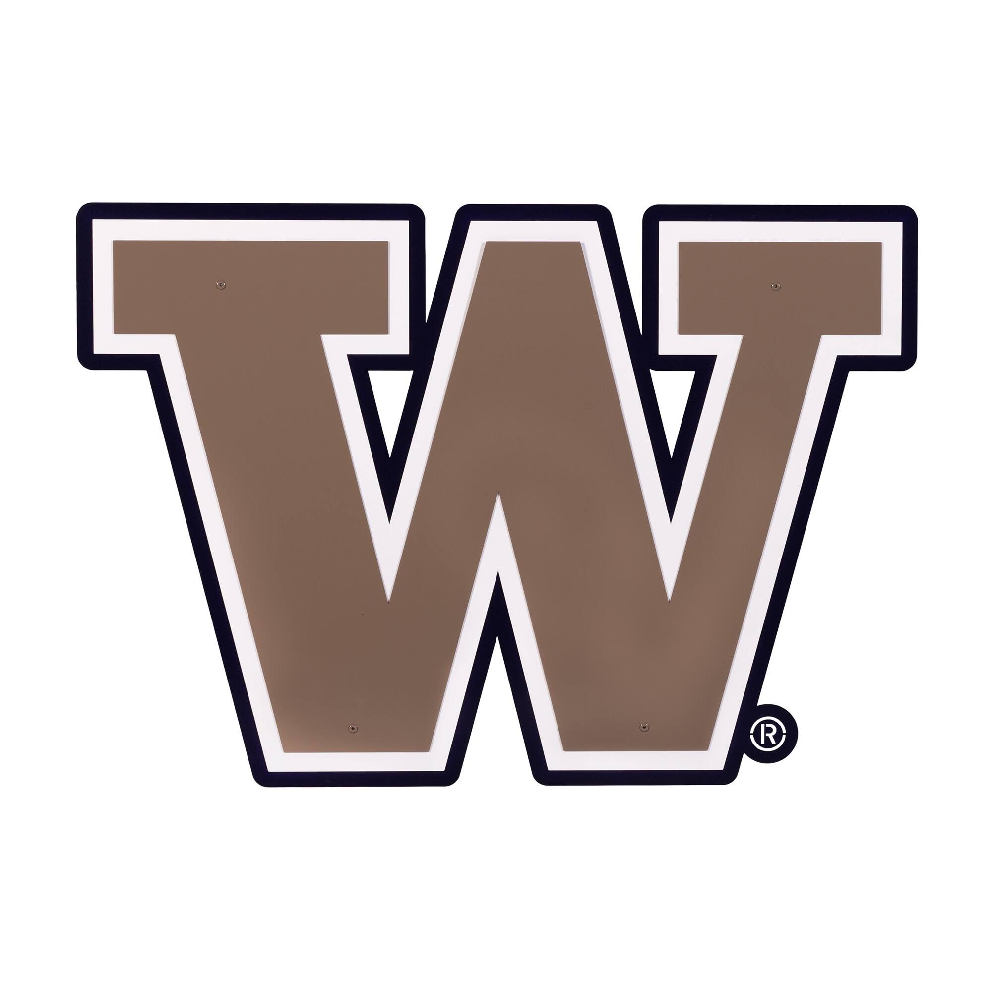 Washington Huskies 23" Layered Metal Wall Art Sign