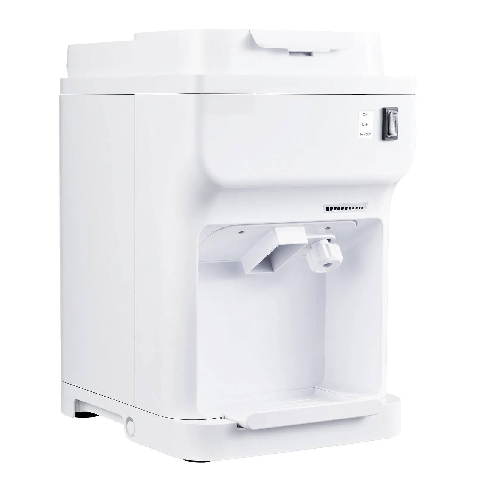 Alt View 1. Forest'nSky - Commercial Ice Shaver - 220 lb/hr, 350W 1500RPM, 4L Ice Box, Tabletop Snow Cone Maker, White - White.