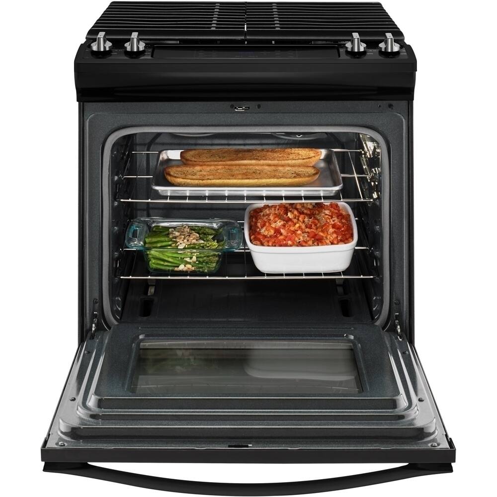 Best Buy Whirlpool 5.0 Cu. Ft. SelfCleaning SlideIn Gas Range Black
