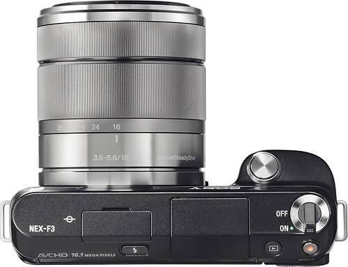 Best Buy: Sony NEX-F3 Compact System Camera with 18-55mm Lens