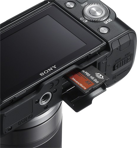 Best Buy: Sony NEX-F3 Compact System Camera with 18-55mm Lens
