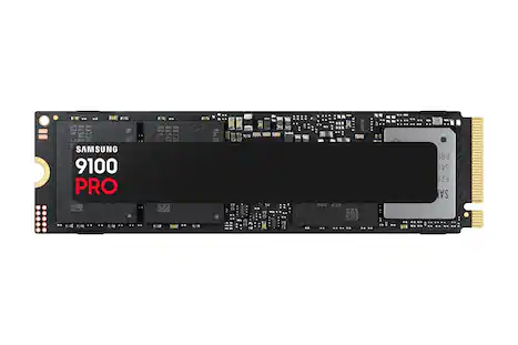 Samsung - – 9100 PRO 1TB Internal SSD PCIe Gen 5x4 NVMe, Speeds Up to 14700 MB/s