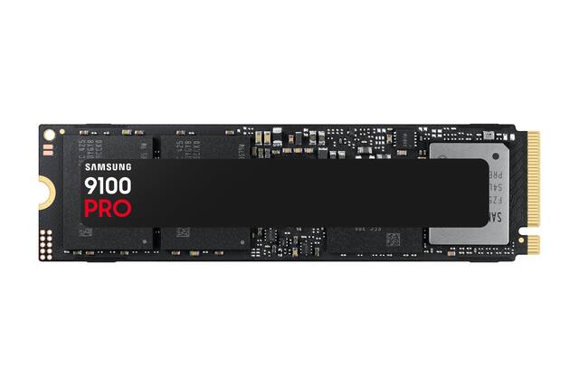 Samsung - – 9100 PRO 1TB Internal SSD PCIe Gen 5x4 NVMe, Speeds Up to 14700 MB/s