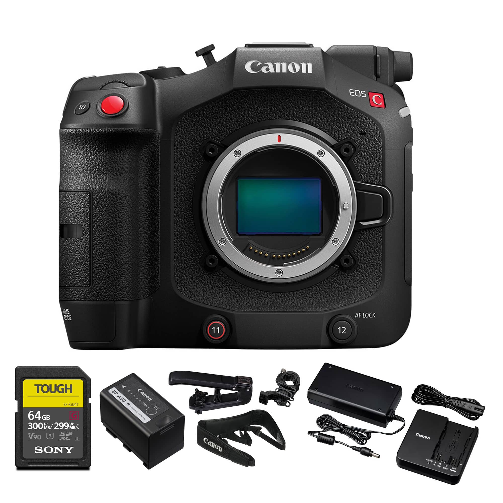Canon - EOS C80 6K Full-Frame Cinema Camera + More - Black