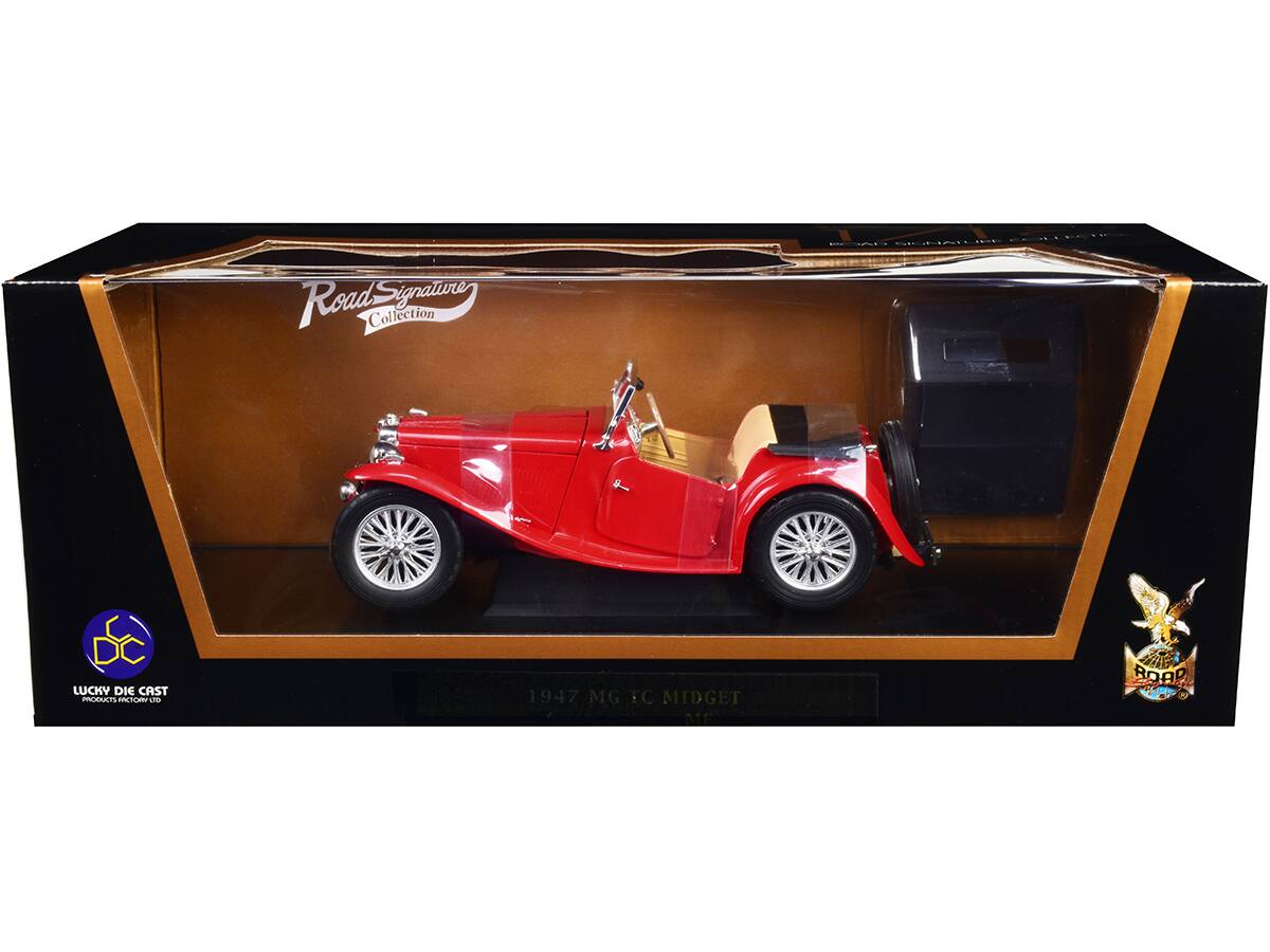 Road Signature Collection  
SCNAP DC LUCKY DIE CAST ROSET  
UD 1947 MG TC MIDGET