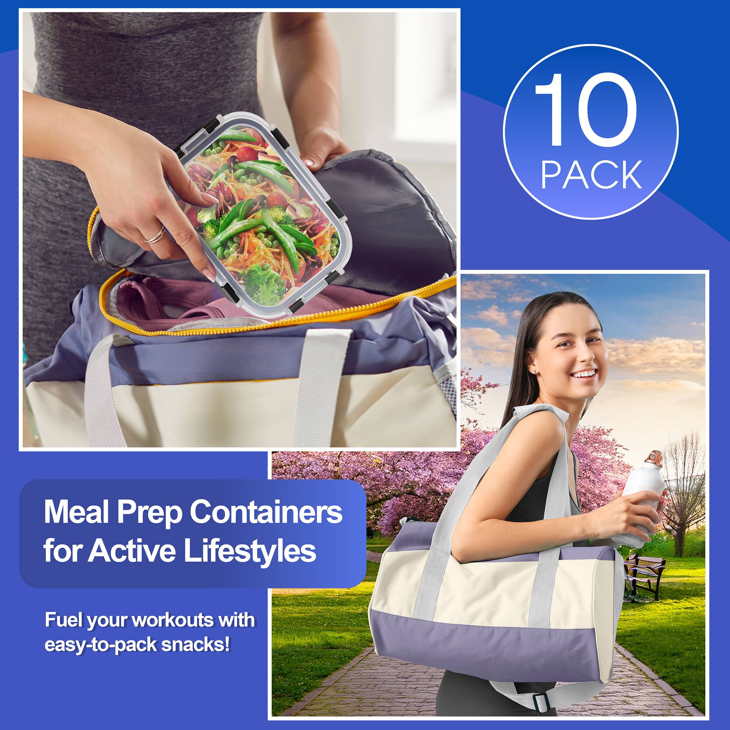 10 PACK

Meal Prep Containers for Active Lifestyles

Fuel your workouts with easy-to-pack snacks!