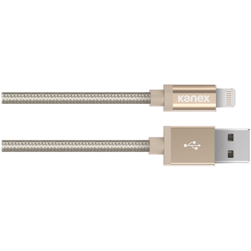 Kanex - Apple MFi Certified MiColor 6.6' Lightning USB Charging Cable - Gold