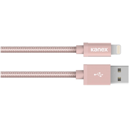 Kanex - Apple MFi Certified MiColor 9.8' Lightning USB Charging Cable - Pink