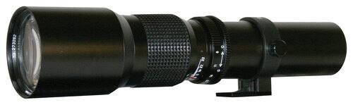 Front Standard. Rokinon - 500mm f/8 Preset Telephoto Lens for Select Nikon Cameras.
