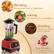 Blending: Mixing cubed fruits or vegetables
Juicing: Juicing of fruits or vegetables
Grinding: Grinding of beans, nuts or spices
Ice Crush: Ice crushing or making smoothie