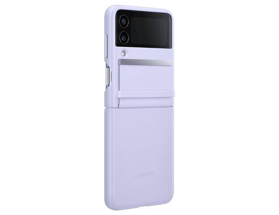 Flap Leather Case for Samsung Galaxy Z Flip4 | Color: - Pastel Lilac
