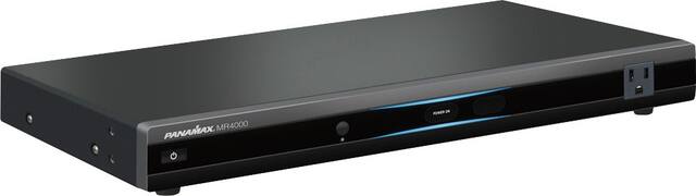 Front. Panamax - 8-Outlet Surge Protector - Black.