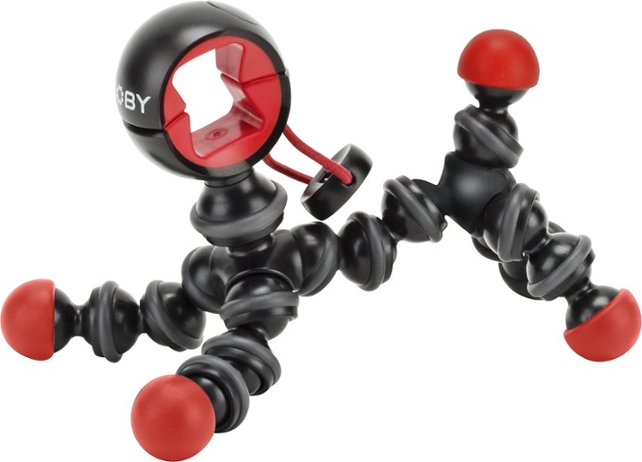 Joby - GorillaPod K9 Stand for Select Cell Phones - Black/Red - Angle Zoom