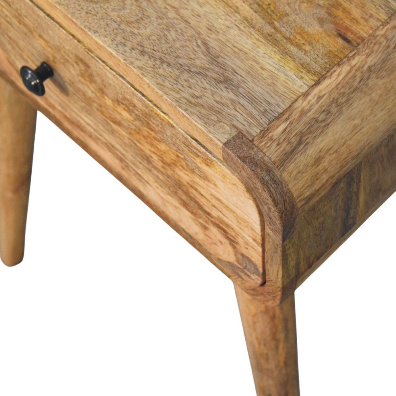 Alt View 1. Artisan Furniture - Artisan Furniture Solid Wood Avora Oak-ish Nightstand with 1 drawer - Oak.