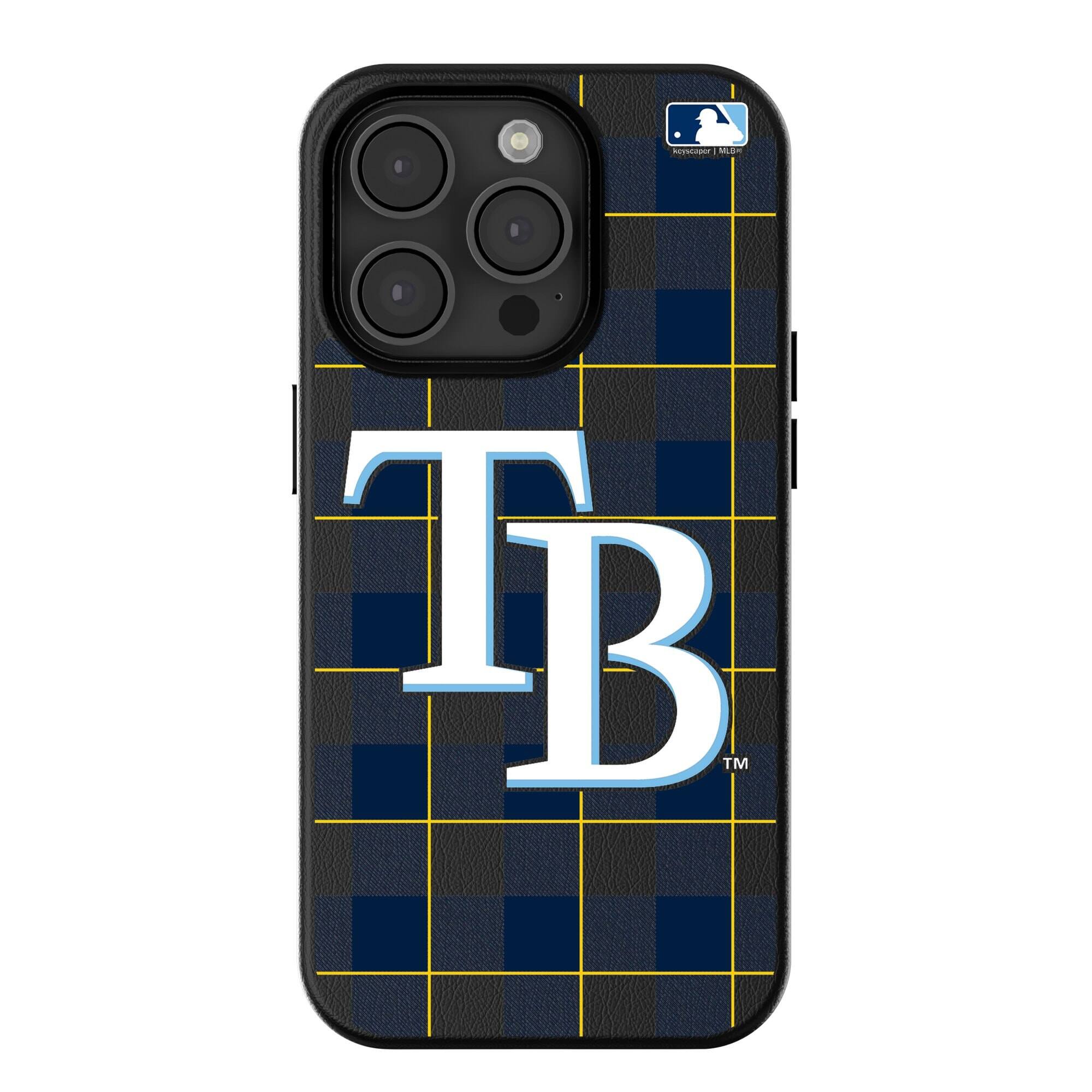 Keyscaper - MLB - Tampa Bay Rays Plaid Magnetic Bump iPhone Case - 15 Pro Max - Black price history on PriceWatchPro