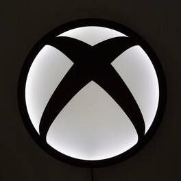 Ukonic - Xbox Logo 12-Inch Hanging LED Wall Light Sign - White