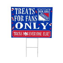 Evergreen Enterprises - New York Rangers 18" x 24" Halloween Treats Outdoor Yard Sign - Multicolor