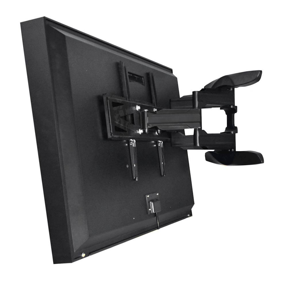 Alt View 1. Apollo Enclosures - Dual Arm Articulating Wall Mount for TV Enclosure - Black.