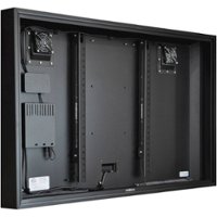Apollo Enclosures - Outdoor Weatherproof LCD TV Enclosure for 39" - 43" Slimline LED/LCD TVs - Black - Angle_Zoom