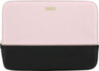 Front Zoom. kate spade new york - Laptop Sleeve - Black/Gold/Rose Quartz.