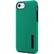 Front. Incipio - DualPro Case for Apple® iPhone® 7 - Black/Iridescent emerald green.