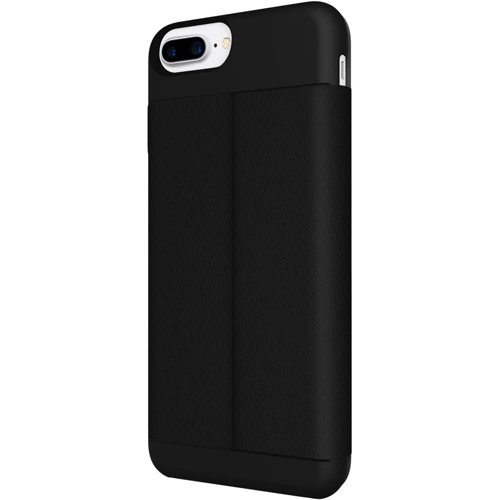 wallet folio case for apple iphone 7 plus - black wallet folio case for apple iphone 7 plus - black