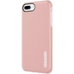 Front. Incipio - DualPro SHINE Case for Apple® iPhone® 7 Plus - Rose gold/Blush pink.