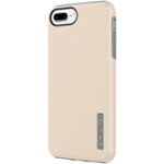 Front Zoom. Incipio - DualPro Case for Apple® iPhone® 7 Plus - Gray/Iridescent champagne.