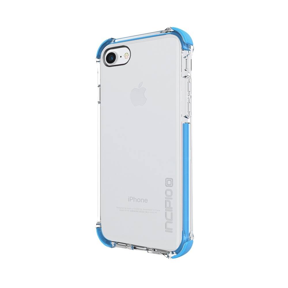 Front. Incipio - Reprieve SPORT Case for Apple® iPhone® 7 - Cyan/Clear.