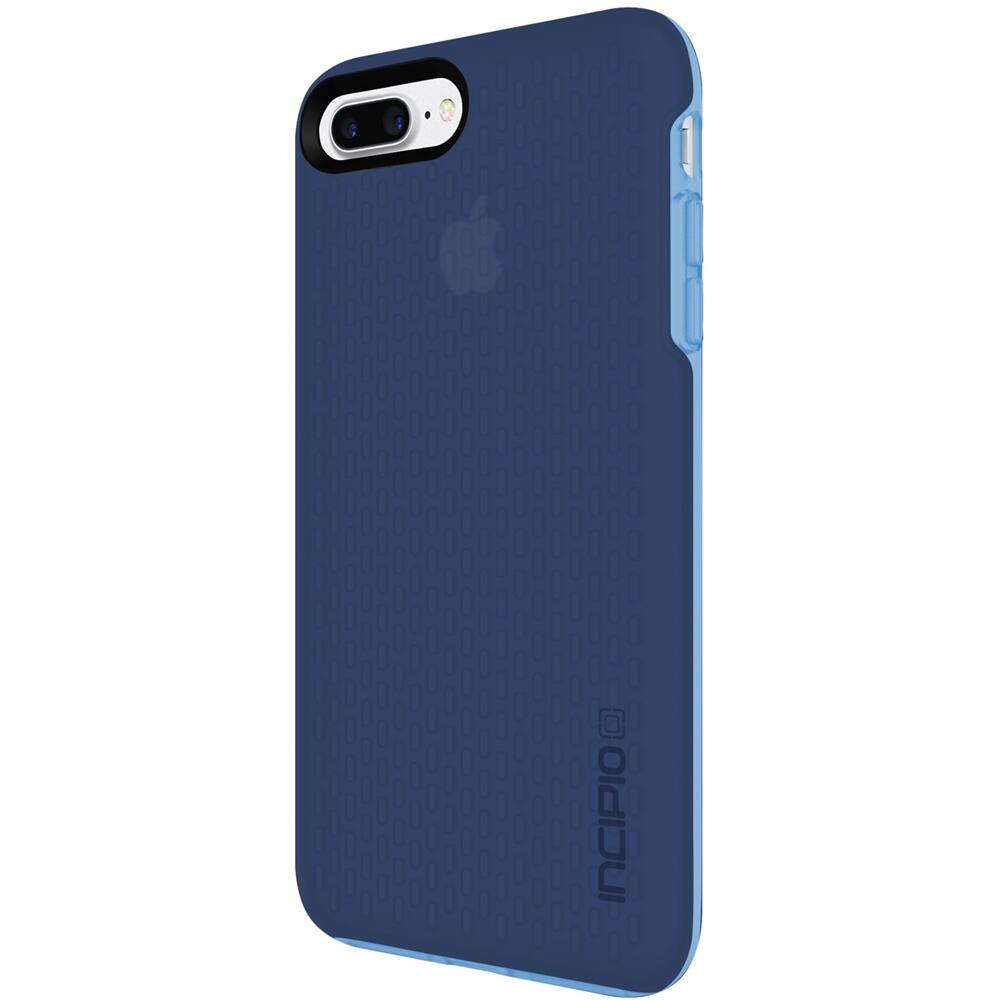 Front. Incipio - Haven Case for Apple® iPhone® 7 Plus - Translucent/Navy/Nautical blue.