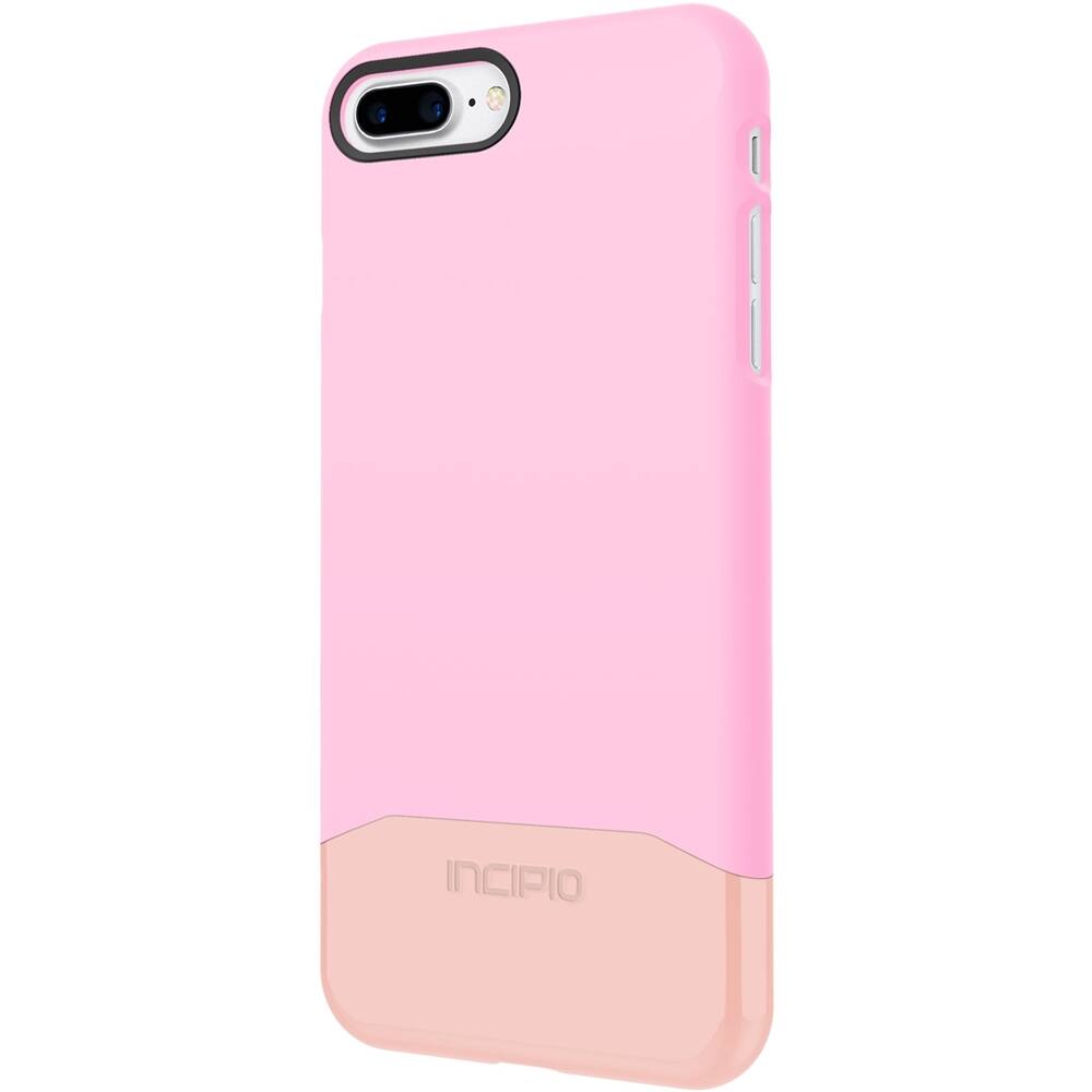 Front. Incipio - EDGE Chrome Case for Apple® iPhone® 7 Plus - Rose gold/Blush pink.