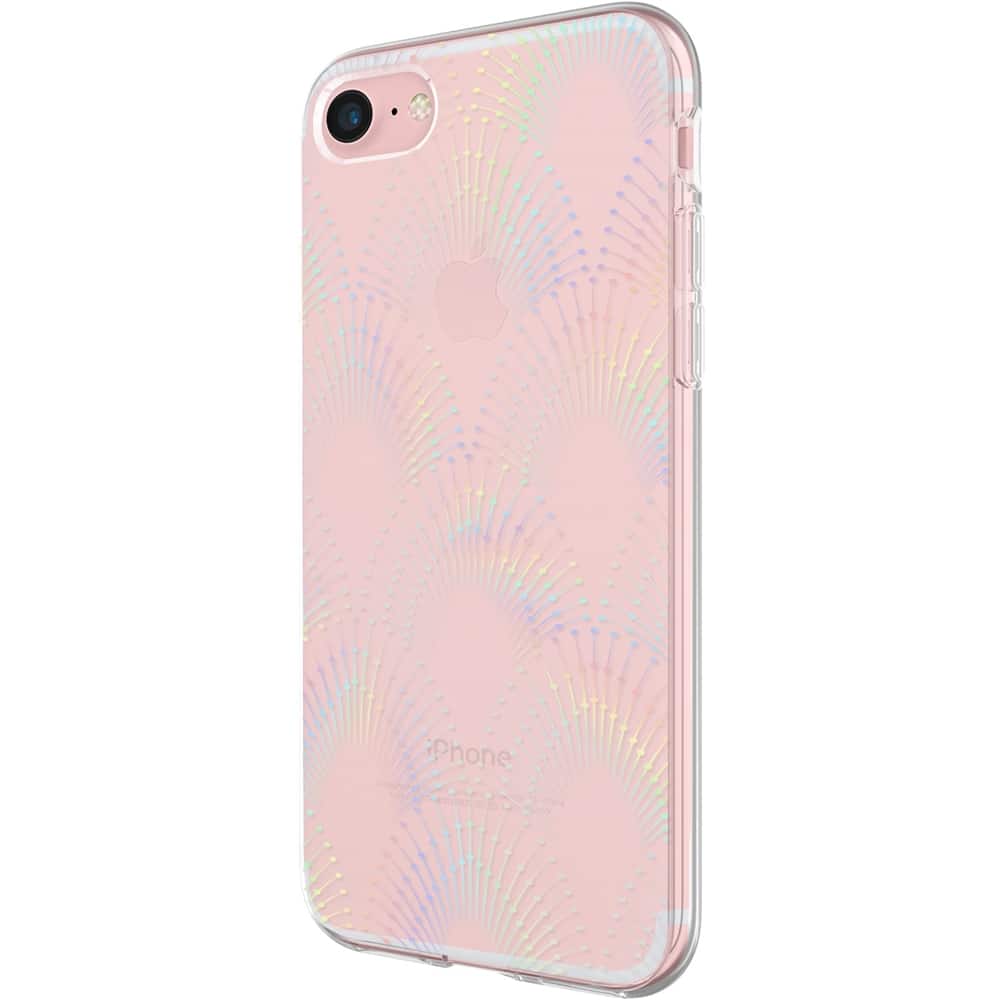 design series case for apple iphone 7 - translucent/holographic deco design series case for apple iphone 7 - translucent/holographic deco