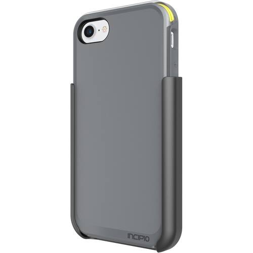 Incipio - PERFORMANCE Ultra Case for Apple® iPhone® 7 - Yellow/Charcoal gray - Larger Front