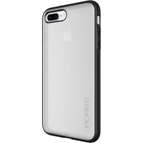Incipio - Octane Case for Apple® iPhone® 7 Plus - Black/Frost - Larger Front