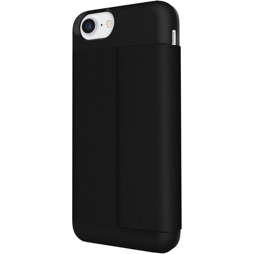 Incipio - Wallet Folio Case for Apple® iPhone® 7 - Black - Larger Front