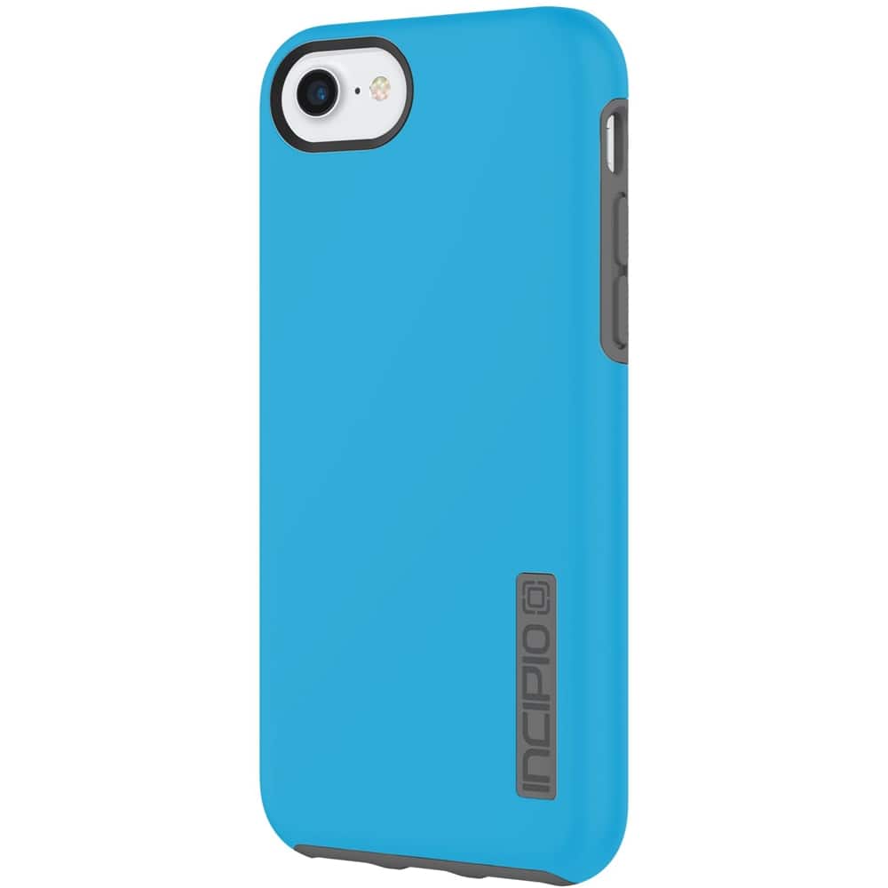 dualpro case for apple iphone 7 - cyan/charcoal dualpro case for apple iphone 7 - cyan/charcoal