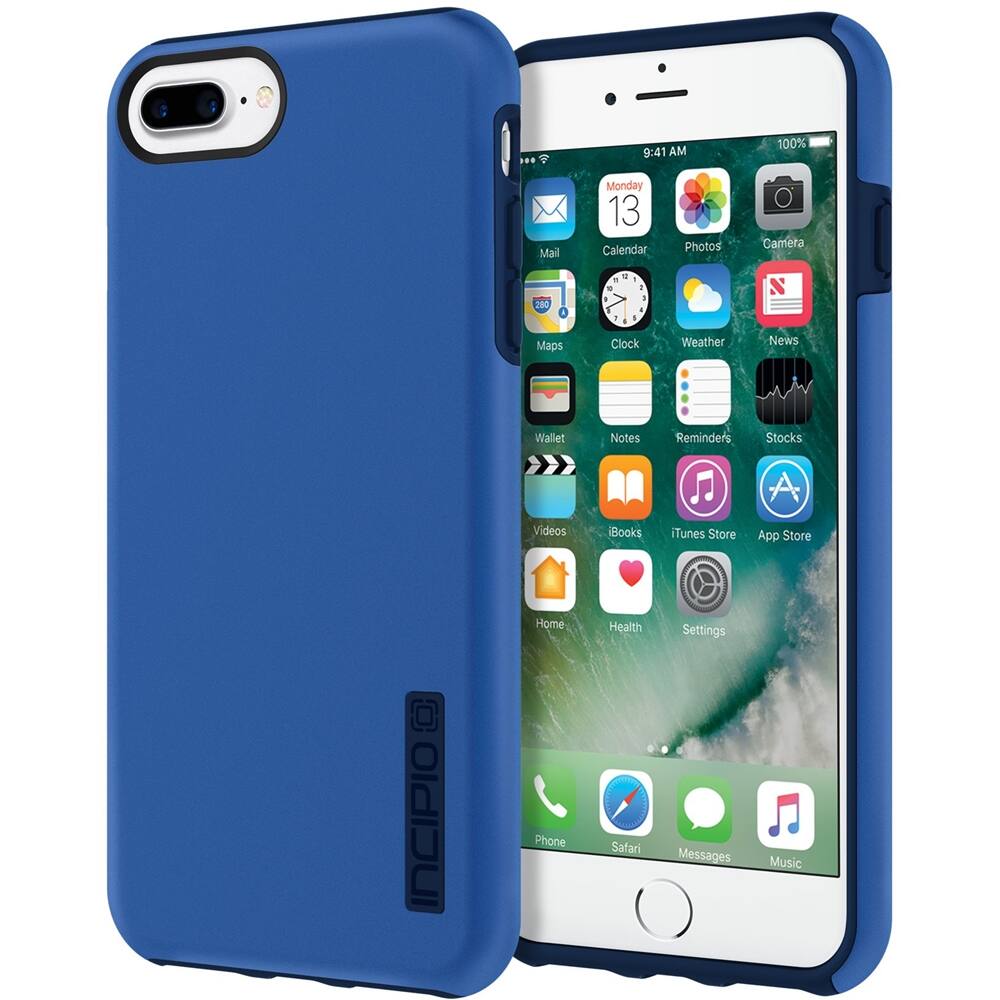 dualpro case for apple iphone 7 plus - blue/iridescent nautical blue