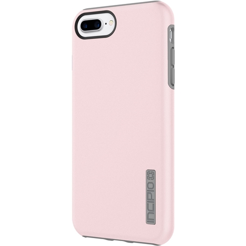 Incipio - DualPro Case for Apple® iPhone® 7 Plus - Gray/Rose quartz