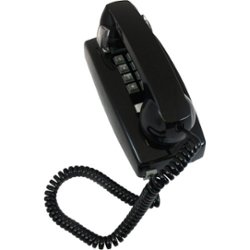 Cortelco - ITT-2554-V-BK Corded Wall Phone - Black - Angle_Zoom
