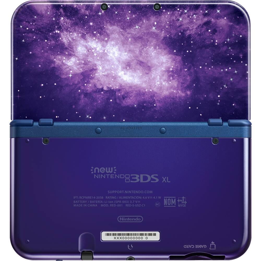 Back. Nintendo - New Galaxy Style New Nintendo 3DS XL - Purple.
