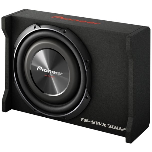de ober een vergoeding binnen Pioneer 12" Single-Voice-Coil Subwoofer with Enclosure Black TSSWX3002 -  Best Buy