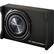 Front. Pioneer - Shallow Series 10" Single-Voice-Coil 4-Ohm Subwoofer with Enclosure - Black.