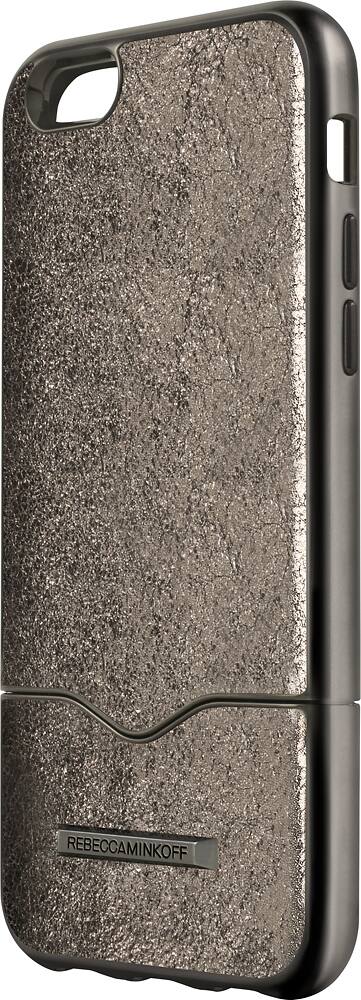 Front. Incipio - Rebecca Minkoff Case for Apple® iPhone® 7 - Cracked Leather Anthracite.